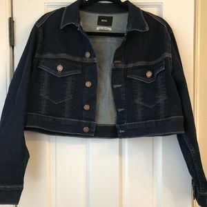 BDG Dark Denim Cropped Jean Jacket